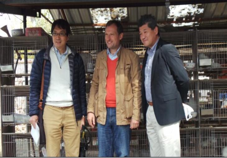 德國(guó)朋友來蒙陰做客